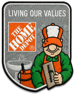 Living Our Values patch · Customer Service