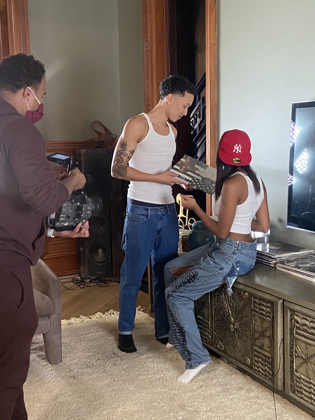 On set · Video I directed